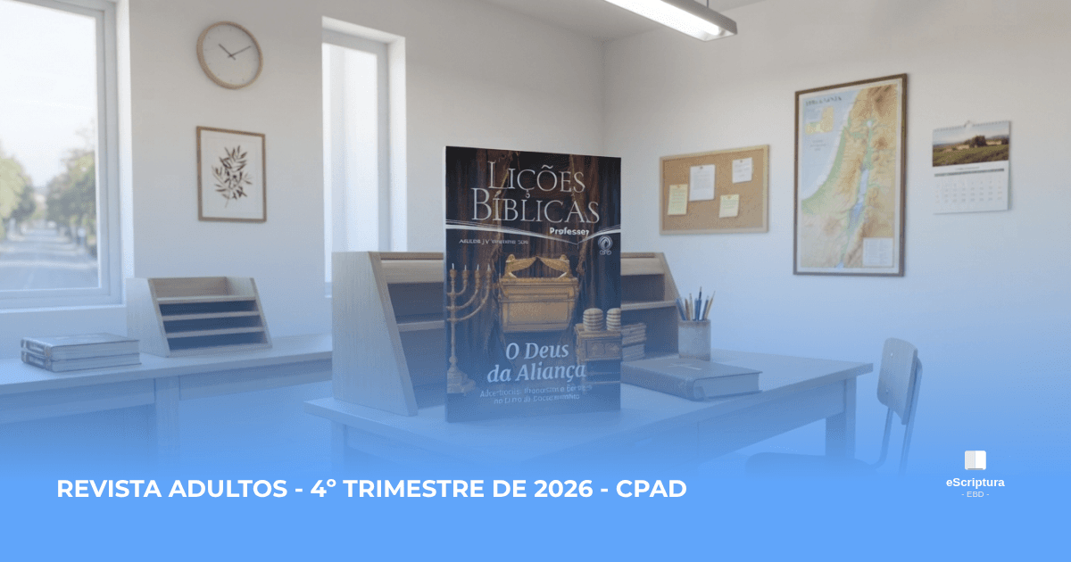 Revista Adultos 4º Trimestre 2026 CPAD