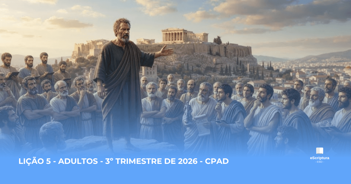 Lição 5 - Adultos - CPAD 3º Trimestre 2026