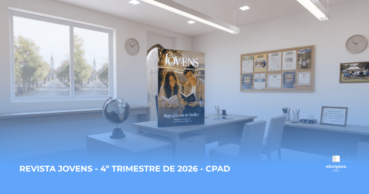 Revista Jovens 4º Trimestre 2026 CPAD