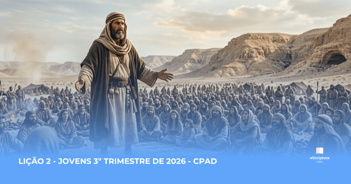 Lição 3 - Jovens - CPAD 3º Trimestre 2026