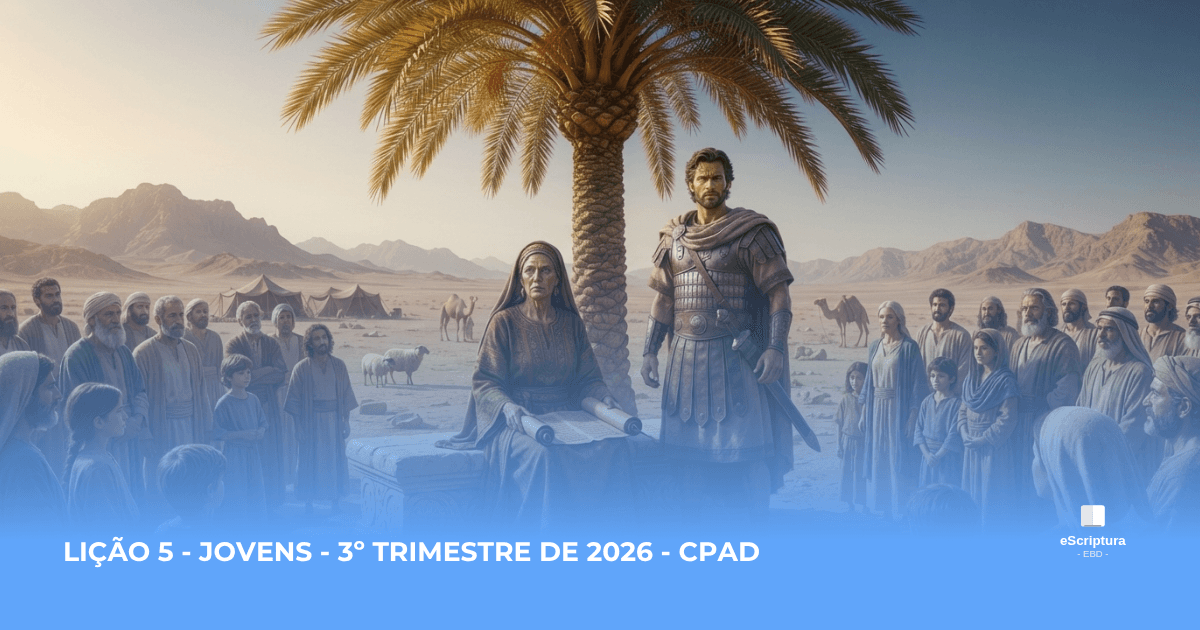 Lição 5 - Jovens - CPAD 3º Trimestre 2026