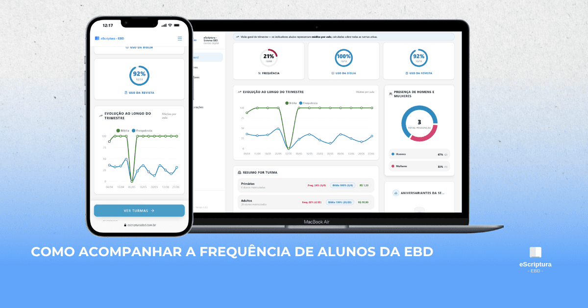 Como acompanhar a frequência de alunos da EBD e identificar os faltosos