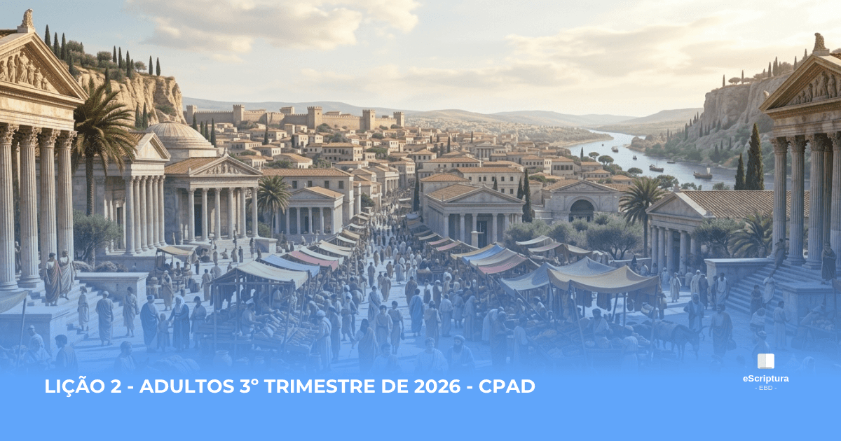 Lição 2 - Adultos - CPAD 3º Trimestre 2026