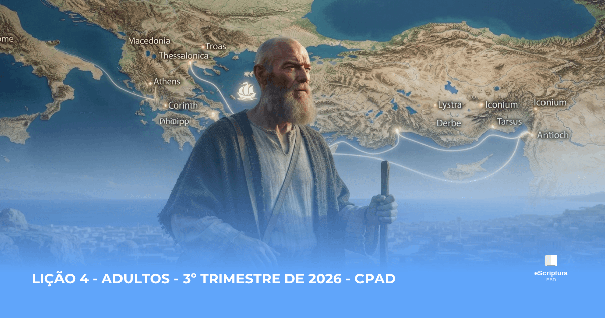 Lição 4 - Adultos - CPAD 3º Trimestre 2026