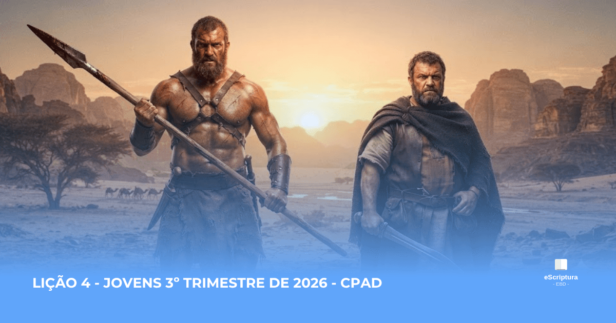 Lição 4 - Jovens - CPAD 3º Trimestre 2026